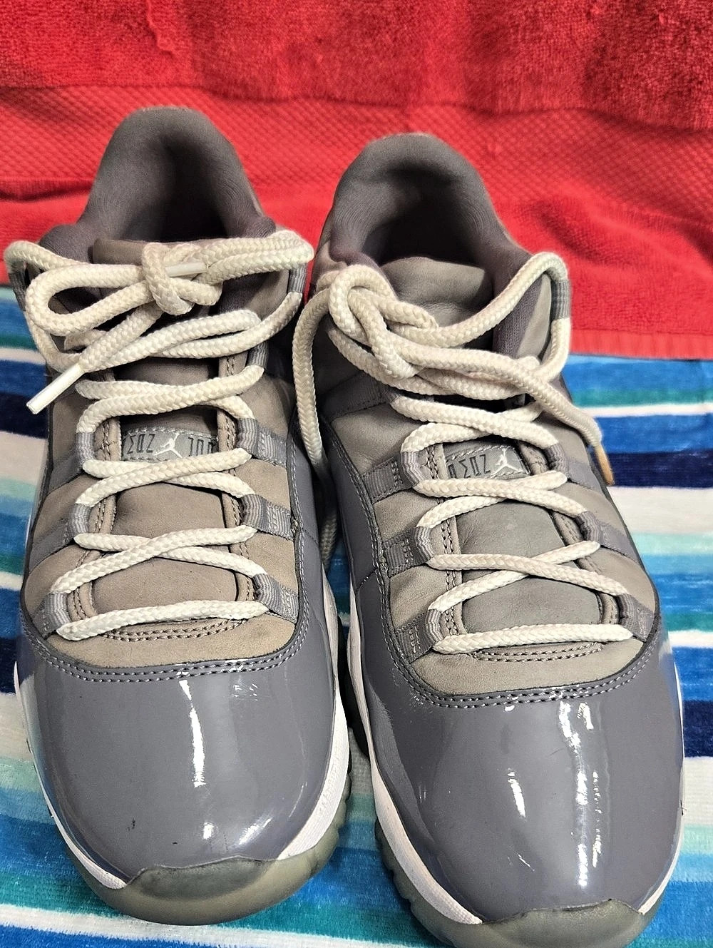 Jordan Air Jordan 11 Retro Low 'Cool Grey' Gray & White Sneakers